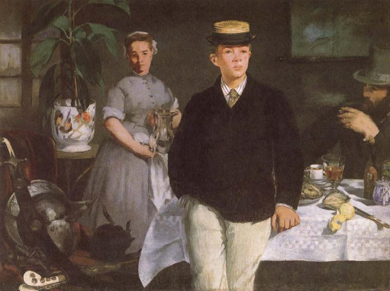 Edouard Manet Luncheon in the studio China oil painting art